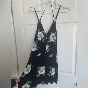 Kendall & Kylie Black Floral Dress
